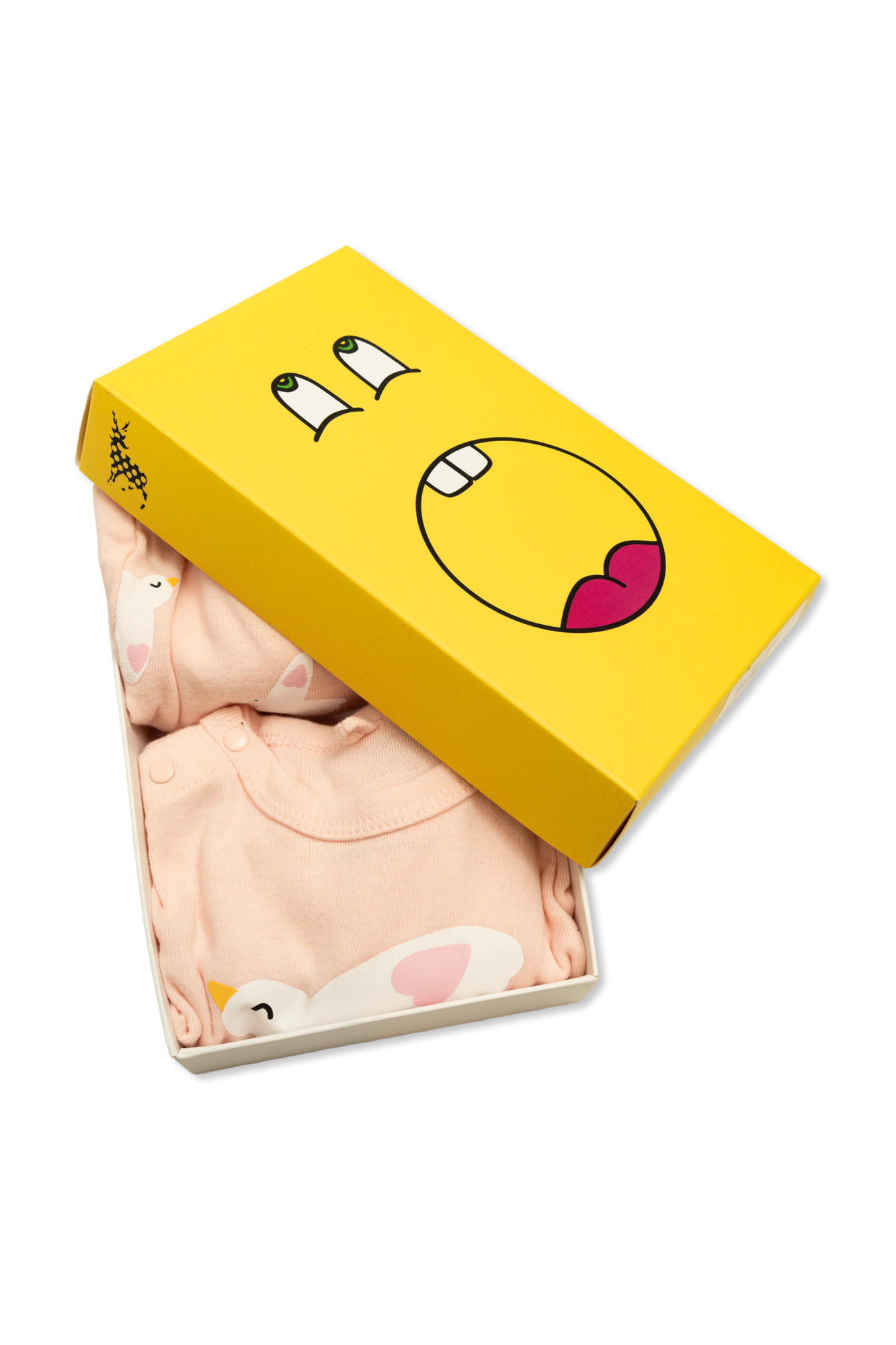 Beige Two-pack of baby sleepsuits Stella McCartney Kids